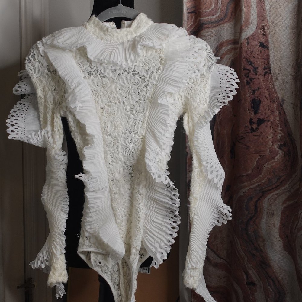 white bodysuit